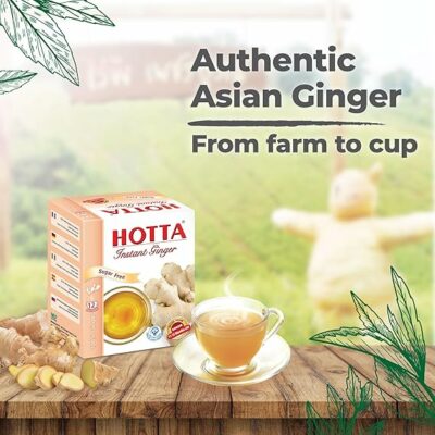HOTTA Instant 100% Ginger Drink Powder 12 Sachets
