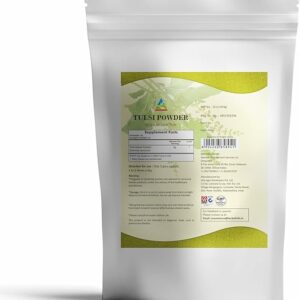 Herbal Hills Tulsi Powder Holy Basil Leaf Powder 16 Oz Herbal Tea