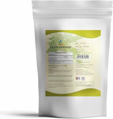 Herbal Hills Tulsi Powder Holy Basil Leaf Powder 16 Oz Herbal Tea