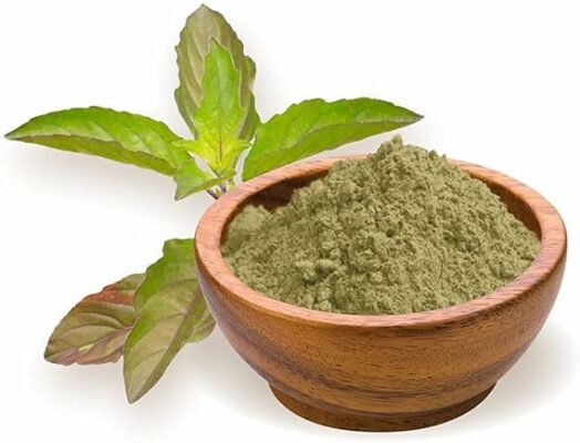Herbal Hills Tulsi Powder Holy Basil Leaf Powder 16 Oz Herbal Tea