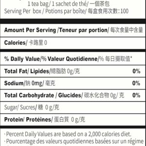 Imozai Organic Green Tea Bags 100 Individually Wrapped Teabags