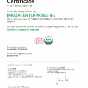 Imozai Organic Green Tea Bags 100 Individually Wrapped Teabags