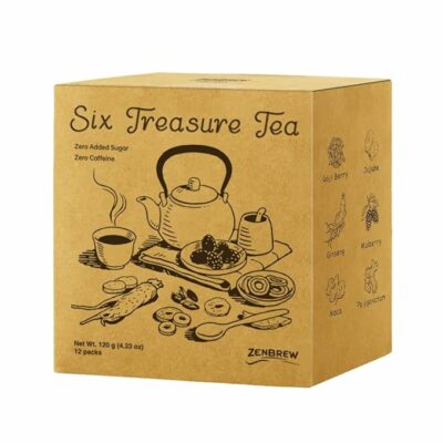 Kidney Tea Formula Ginseng Six Treasures Tea Blend for Men Women