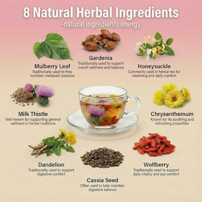 Liver Detox Natural Herbal Tea 30 Tea Bags Kidney Detox Tea