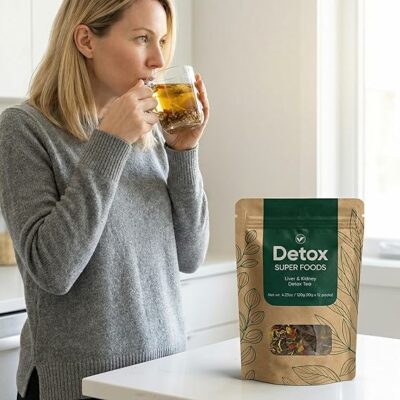 Liver & Kidney Detox Tea Natural Herbal Blend with Dandelion Root 12 Servings