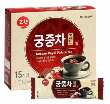 Minecook Korean Royal Palace Tea Rich & Deep Herbal Tea 15 Count