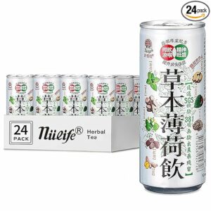 NÜLIFE Peppermint Herbal Iced Tea 8 Botanical Blend for Cooling Refreshment Pack of 24