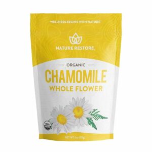 Organic Chamomile Whole Flower Loose Leaf Tea Leaves 4oz