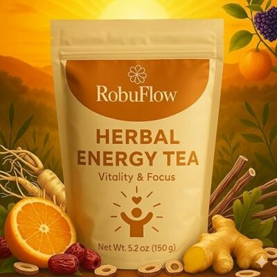 Robuflow Herbal Energy Tea Vitality & Focus 30 Teabags