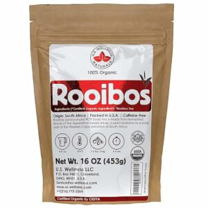Rooibos Tea 1LB 100% CERTIFIED Organic Red Rooibos Loose Leaf Tea