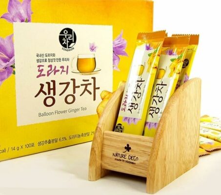 SONGWON Korean Doraji Balloon Flower Root Ginger Tea Sticks 40 Sticks