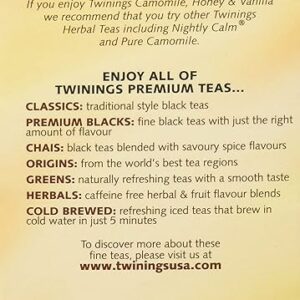 Twinings Herbal Tea Chamomile Honey and Vanilla 20 Tea Bags