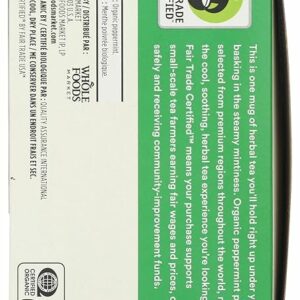365 Everyday Value Organic Peppermint Tea 40 Bags