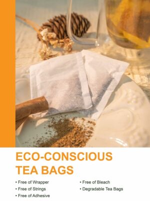 TeeLux Cinnamon Tea Bags Pure & Natural Cinnamon Herbal Tea 100 Teabags