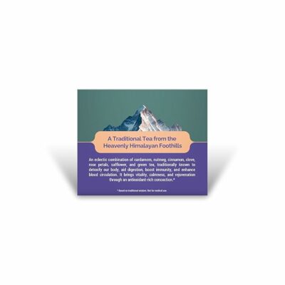 108 LIFE Natural Kashmiri Kahwa Herbal Tea 100% Natural 30 Teabags