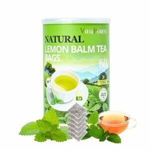 60 Lemon Balm Tea Bags Dried Lemon Balm Leaves Tea Stress Relief & Sleep Support
