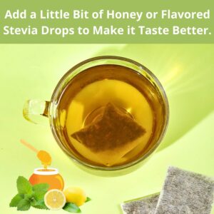60 Lemon Balm Tea Bags Dried Lemon Balm Leaves Tea Stress Relief & Sleep Support