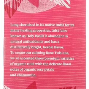 Allegro Tea Organic Rose Tulsi 20 Tea Bags