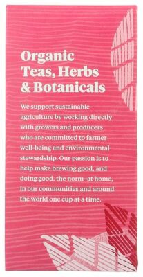 Allegro Tea Organic Rose Tulsi 20 Tea Bags