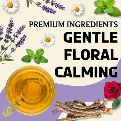BREWIX Valerian Comfort Tea for Sleep and Relaxation 40+ Cups