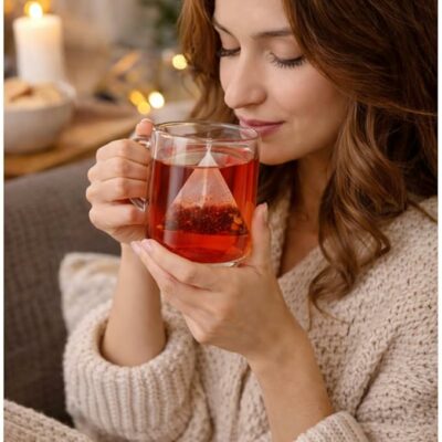 Blentolia Mixed Fruit Tea 100% Natural Herbal Fruit Blend 30 Tea Bags