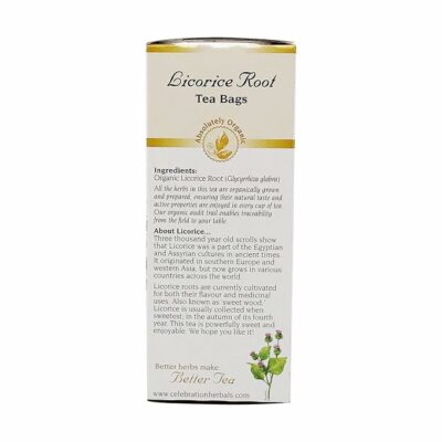 CELEBRATION HERBALS Organic Licorice Root Tea 24 Teabags