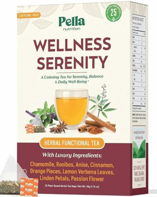 Chamomile Herbal Tea with Lemon Balm Caffeine Free 25 Teabags