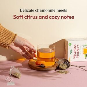 Chamomile Herbal Tea with Lemon Balm Caffeine Free 25 Teabags