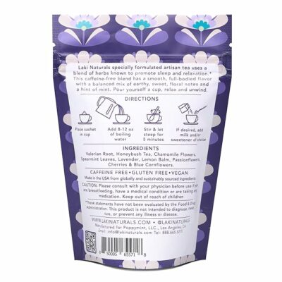 Dreamy Night Sleep Tea 18 Tea Bags Sleepytime Calming Tea Herbal Blend