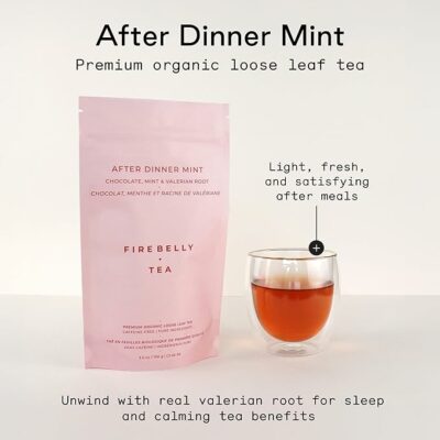 Firebelly Tea After Dinner Mint Organic Chocolate & Mint Tea Loose Leaf