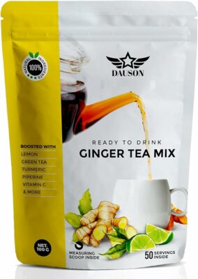 Ginger Turmeric Supplements Green Tea Powder