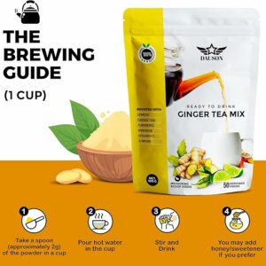 Ginger Turmeric Supplements Green Tea Powder