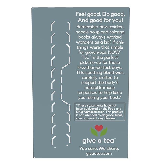 Give A Tea TLC Throat & Lung Care Elderberry Tea Blend Kosher Halal 24 Teabags