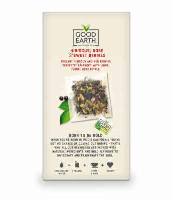 Good Earth Sensorials Hibiscus Rose & Sweet Berries Herbal Tea 15 Teabags