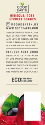 Good Earth Sensorials Hibiscus Rose & Sweet Berries Herbal Tea 15 Teabags