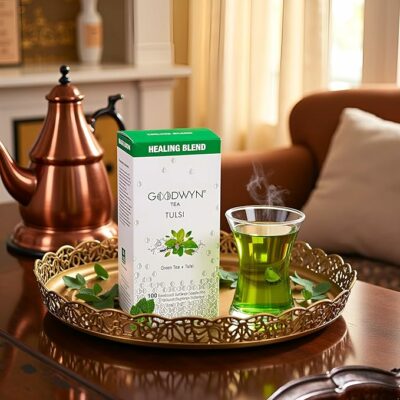 Goodwyn Herbal Tulsi Tea Bags Holy Basil Green Tea 100 Tea Bags