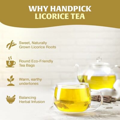 HANDPICK Licorice Root Tea Bags 50 Count
