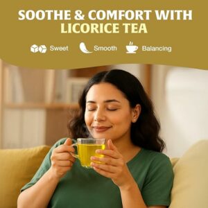 HANDPICK Licorice Root Tea Bags 50 Count