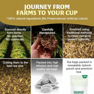 HANDPICK Licorice Root Tea Bags 50 Count