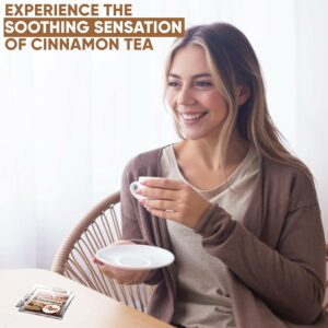 HERBOGANIC Cinnamon Herbal Tea Digestion Support and Immune Boost 20 Tea Bags