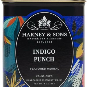 Harney & Sons Indigo Punch 3 oz Loose Leaf Tea Butterfly Pea