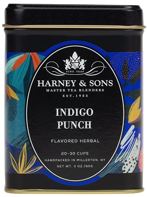 Harney & Sons Indigo Punch 3 oz Loose Leaf Tea Butterfly Pea