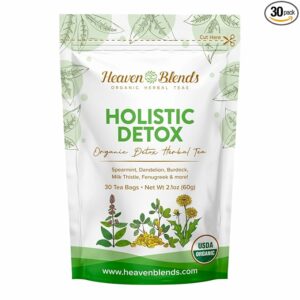 Heaven Blends Organic Holistic Detox Tea 30 Teabags
