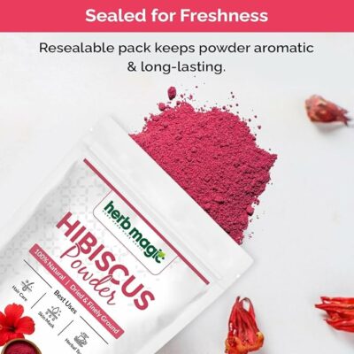 Hibiscus Powder 8 oz Dried Hibiscus Flower Powder Herbal Tea