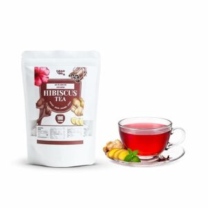 Hibiscus Tea Bags 100 count Hibiscus Tea with Ginger Cinnamon and Cloves