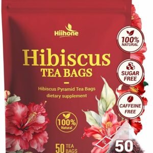 Hibiscus Tea Bags Hibiscus Flower Herbal Tea 50 Teabags