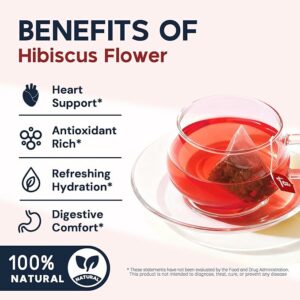 Hibiscus Tea Bags Hibiscus Flower Herbal Tea 50 Teabags