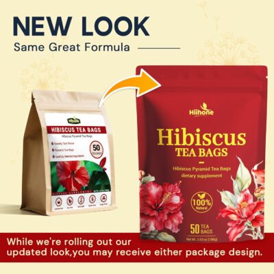 Hibiscus Tea Bags Hibiscus Flower Herbal Tea 50 Teabags