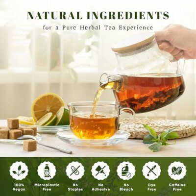 Oxify Organic Krishna Tulsi Herbal Tea 100 Eco Friendly Tea Bag