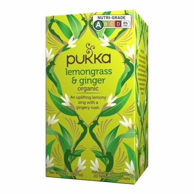 Oxify Organic Lemongrass Herbal Tea 100 Tea Bags